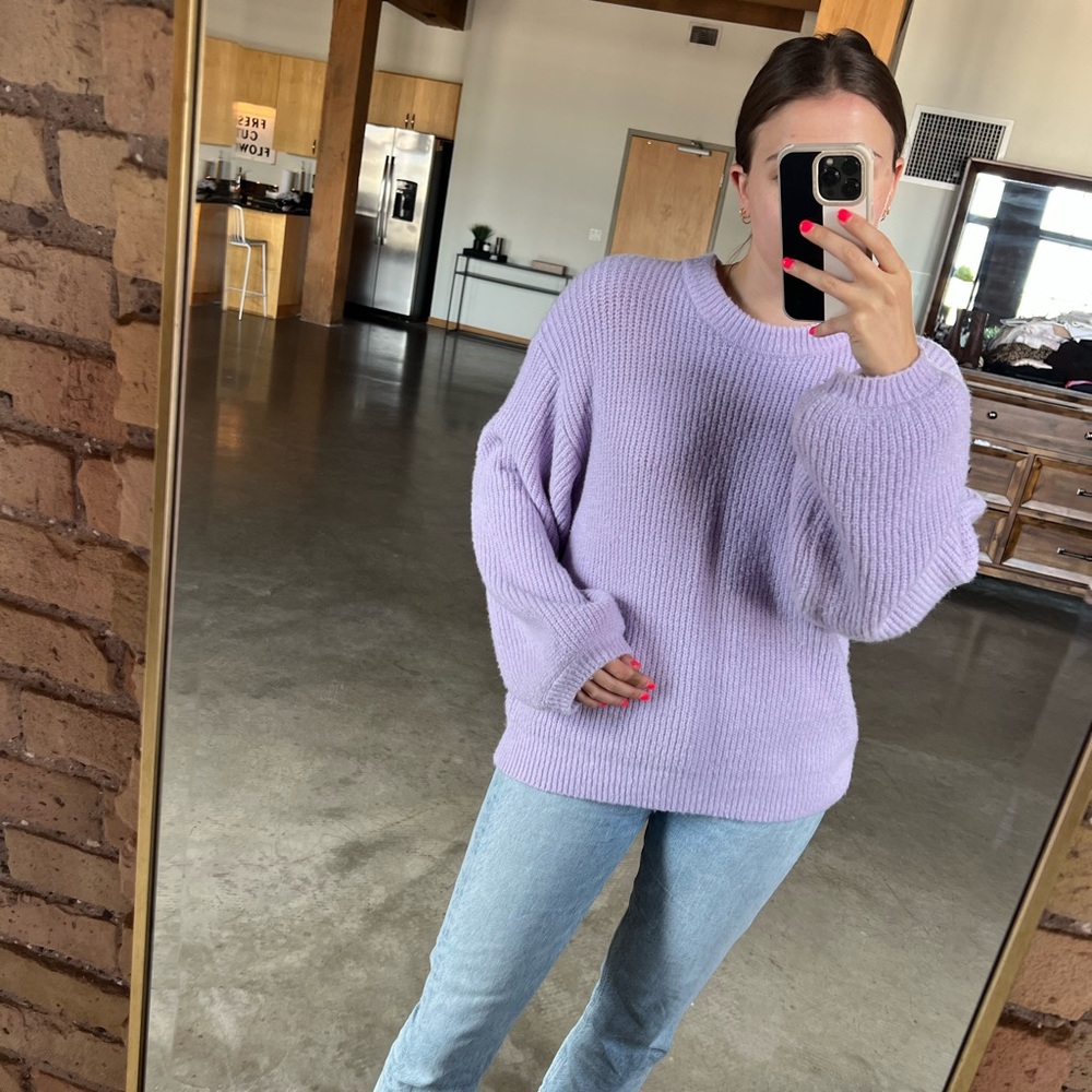 Cozy purple sweater